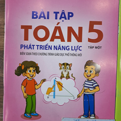 Sách - Bài tập Toán 5 Phát triển năng lực - tập 2 (Cánh diều)