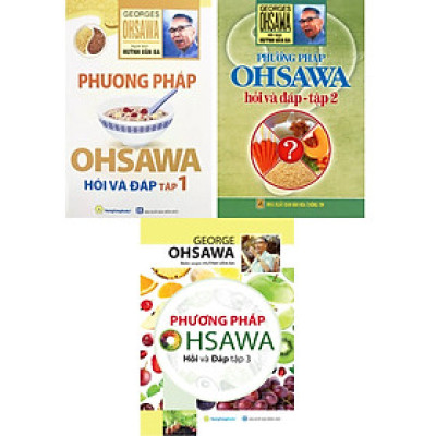 Combo ohsawa Hỏi Và Đáp (Bộ 3 Cuốn)