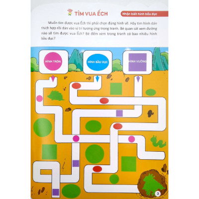 Bóc Dán Hình Thông Minh Phát Triển Khả Năng Tư Duy Toán Học IQ EQ CQ (4-5 Tuổi) -  188 Sticker (Quyển 2)