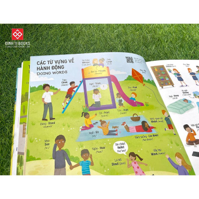 Sách - 1000 Từ Vựng Tiếng Anh Thiết Yếu Cho Trẻ Em Với Kho Từ Vựng Phong Phú, Đa Dạng Chủ Đề - Đinh Tị Books