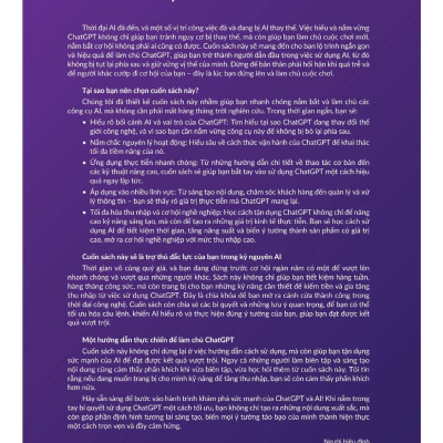 Kiếm Tiền Cùng ChatGPT - Vào Nghề Viết & Sáng Tạo Nội Dung - Vanlangbooks