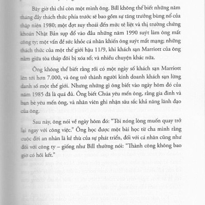 Bill Marriott - Những Quyết Định Lịch Sử Làm Nên Đế Chế Khách Sạn Thành Công Nhất Thế Giới
