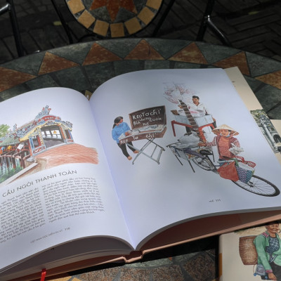 (Bìa cứng, in màu toàn bộ) VIỆT NAM DỌC MIỀN DU KÝ TẬP 1-Lê Rin - Thái Hà- NXB Lao Động