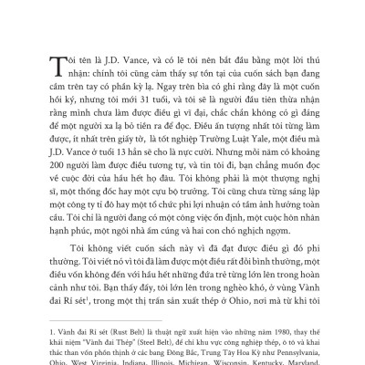 Sách - Khúc Bi Ca Của Gã Dân Quê - Hồi Ức Về Một Gia Đình Và Một Nền Văn Hóa Trong Cơn Khủng Hoảng