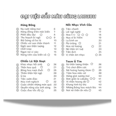 Sách Tô Màu Chữa Lành - Labubu Và Vương Quốc Của Những Người Bạn