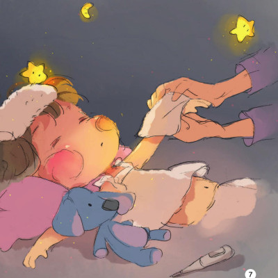 Sách - Thương Quá Đi Thôi! - Bé Con Bệnh Rồi!