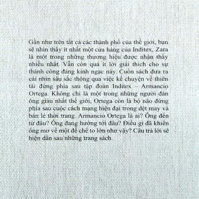 Từ Zero Đến Zara - Câu Chuyện Về Thiên Tài Phía Sau Những Nhãn Hiệu Thời Trang Toàn Cầu