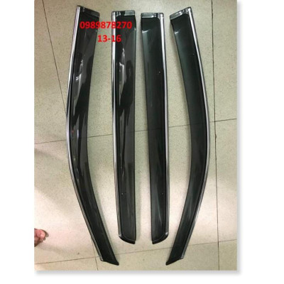 Bộ vè mưa chỉ mạ dành cho xe Ford Ranger 2013-2016