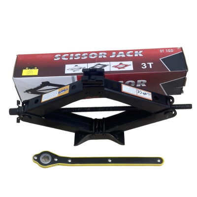 [Cross] kich 3 tấn  nâng tối đa cao 440mm, đầu sết cờ lê 17