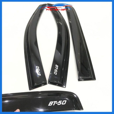 Vè che mưa ô tô Bt50 Bt-50 2022-2023-2024 vè đen, nhựa ABS cao cấp chắn mưa, cản bụi, trang trí xe hơi