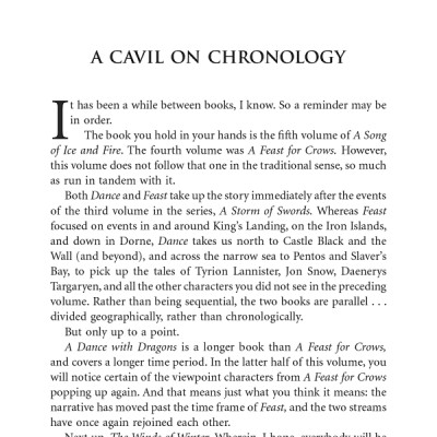 A Dance with Dragons: Part 2 After the Feast