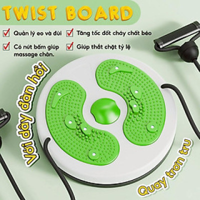 Đĩa Xoay Eo 3001R Massage Chân Tập Thể Dục 360 Độ Chất Liệu Nhựa Cao Cấp ( Màu ngẫu nhiên)-  Hàng Chính Hãng