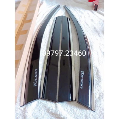 Vè che mưa Hyundai Tucson 2022 chỉ inox cao cấp, đổi lại và hoàn tiền trong 30 ngày nếu không hài lòng