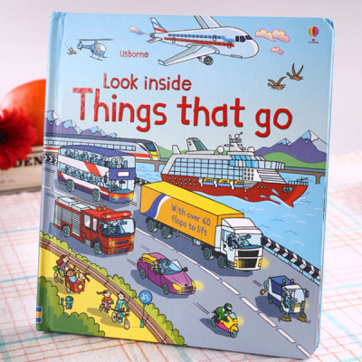 Sách tương tác tiếng Anh - Usborne Look inside things that go