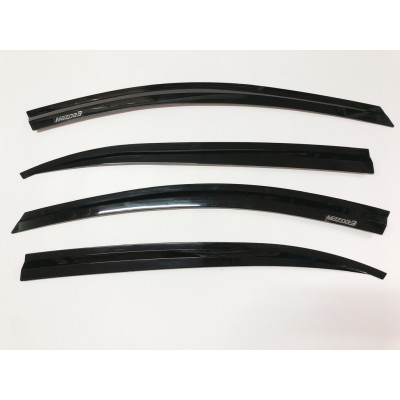 Vè che mưa xe Mazda 3 / Mazda3 đời 2015- 2016 2017 2018 2019 2020 2021 2022 2023 đen Thái - Bản sedan