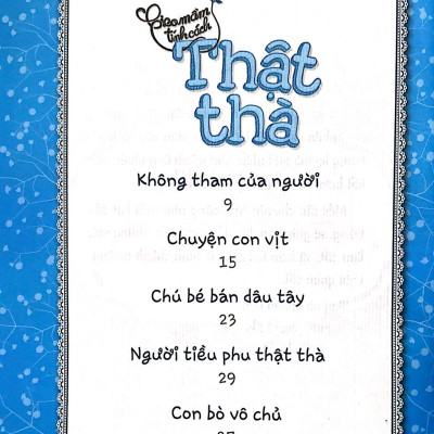 Gieo Mầm Tính Cách - Thật Thà (Tái Bản)