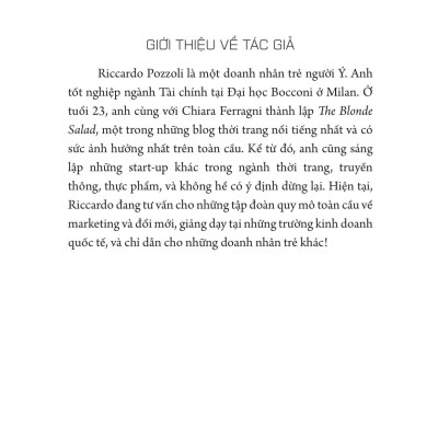 Xây Dựng Sự Độc Đáo - Cách Để Khởi Nghiệp Từ Đam Mê