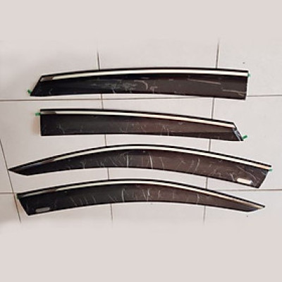 VÈ CHE MƯA CHỈ INOX CAO CẤP DÀNH CHO XE HONDA CIVIC-2019