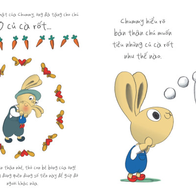 Sách - Thu Chi Vào Ra, Bé Cũng Rành Nha! - Thỏ Con Biết Sẻ Chia