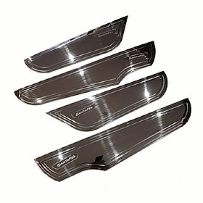 Bộ ốp Titan chống trầy xước Tapli, Táp li dành cho xe Hyundai Santafe 2019-2020