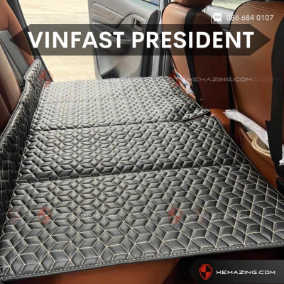 Đệm Nằm ô tô VINFAST LUX SA2.0 - Thiết kế 4 Khay Dọc Trợ Lực - Đệm không bơm như đệm hơi ô tô
