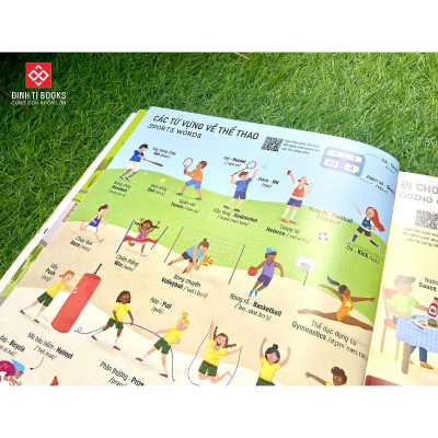 Sách - 1000 Từ Vựng Tiếng Anh Thiết Yếu Cho Trẻ Em Với Kho Từ Vựng Phong Phú, Đa Dạng Chủ Đề - Đinh Tị Books