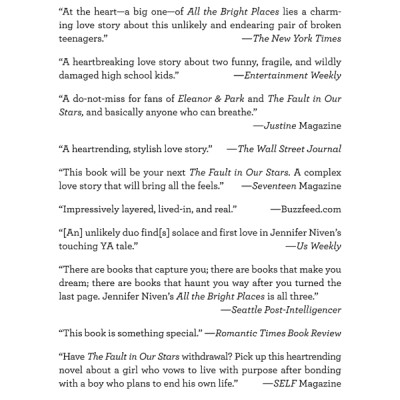 All The Bright Places (Paperback)