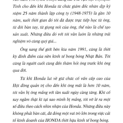 Một Phút Với Honda Soichiro