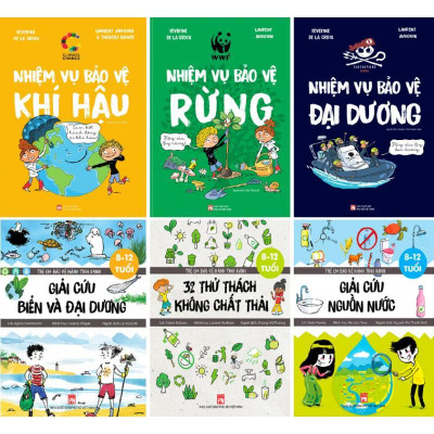 Sách - Trẻ Em Bảo Vệ Hành Tinh Xanh - Giải Cứu Biển Và Đại Dương - NXB Phụ Nữ