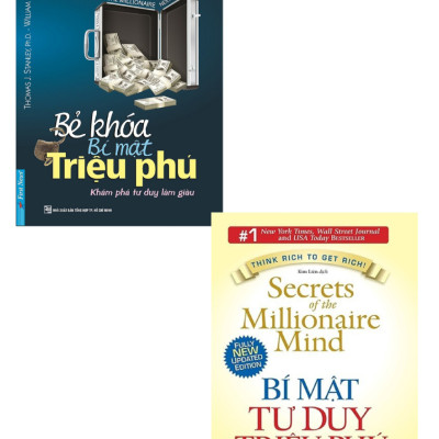 Combo Bí Mật Tư Duy Triệu Phú + ​Bẻ Khóa Bí Mật Triệu Phú (Bộ 2 Cuốn)