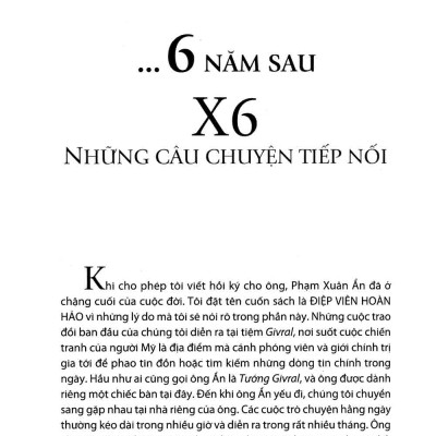 Điệp Viên Hoàn Hảo X6 - Phạm Xuân Ẩn (Bìa Cứng)_FN