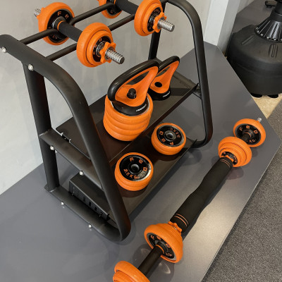 Bộ Tạ Tay Điều Chỉnh Đa Năng 4 IN 1 FED Tạ Gang Mã Niken loại 30kg --- Hàng Chính Hãng