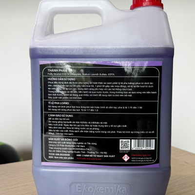 DUNG DỊCH RỬA XE MÁY Ô TÔ KHÔNG CHẠM EKOKEMIKA TREX-9 -5L