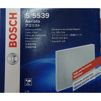Lọc Gió Điều Hòa Aeristo Thường BOSCH Mã S5539 Dành cho Xe KIA Carens (13 - 18), Cerato (13 - 18), K3 (12 - 18)