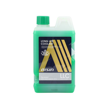 Nước Làm Mát Động Cơ Màu Xanh Lá AISIN Long Life Coolant 20% 1 Lít LCPM20A1LG - Nhập Khẩu Chính Hãng