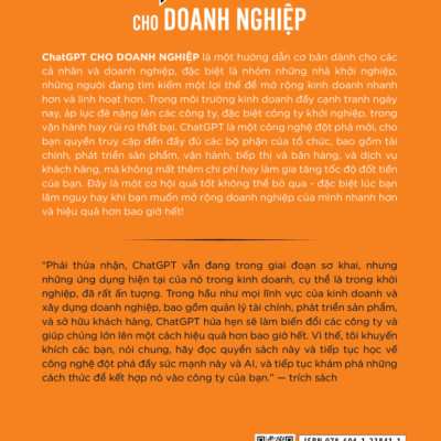 ChatGPT Cho Doanh Nghiệp - Mở Rộng Kinh Doanh Thần Tốc Với Công Nghệ Thay Đổi Cuộc Chơi