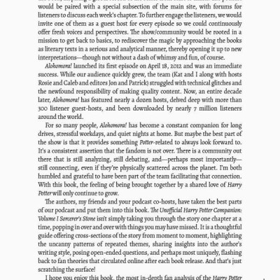 The Unofficial Harry Potter Companion Volume 1: Sorcerer