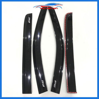 Vè che mưa ô tô Bt50 Bt-50 2022-2023-2024 vè đen, nhựa ABS cao cấp chắn mưa, cản bụi, trang trí xe hơi