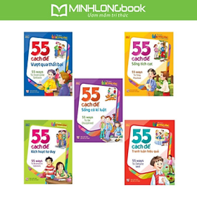 Combo TSKNDCHS 55 Cách: Để Vượt Qua Thất Bại + Để Sống Tích Cực + Để Sống Có Kỉ Luật + Để Kích Hoạt Tư Duy + Để Tranh Luận Có Hiệu Quả