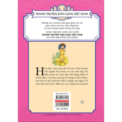 Tranh Truyện Dân Gian Việt Nam: Sự Tích Hoa Đào, Hoa Mai
