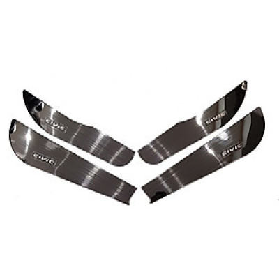 Bộ ốp Titan chống trầy xước Tapli, Táp li dành cho xe Honda Civic 2016-2019