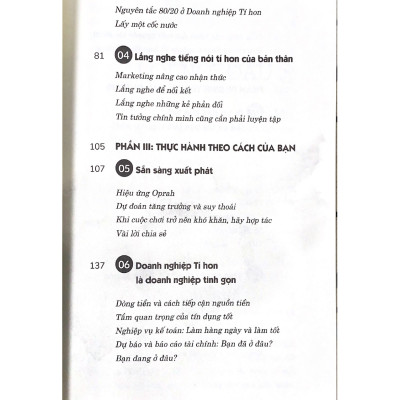 Phép Màu Của Doanh Nghiệp Tí Hon