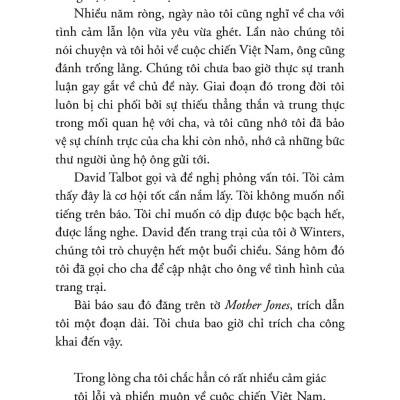 Sách - Vì Cha Chúng Tôi Nói Dối - Because Our Fathers Lied - Hồi Ức Về Sự Thật Và Gia Đình, Từ Cuộc Chiến Việt Nam Đến Tận Hôm Nay