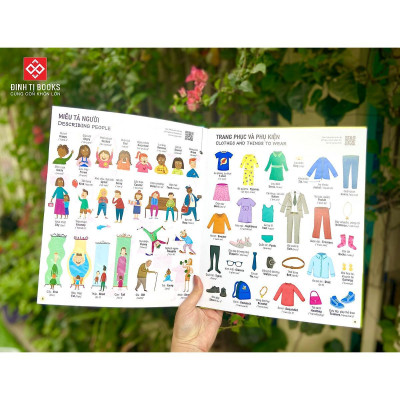 Sách - 1000 Từ Vựng Tiếng Anh Thiết Yếu Cho Trẻ Em Với Kho Từ Vựng Phong Phú, Đa Dạng Chủ Đề - Đinh Tị Books