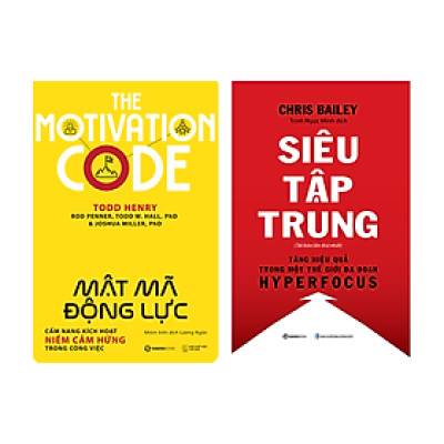 Combo 2 cuốn sách rèn luyện tự thân: Siêu tập trung + Mật Mã Động Lực ( Kỹ năng Tư Duy Tích Cực / Phát Triển Bản Thân để Thành Công )