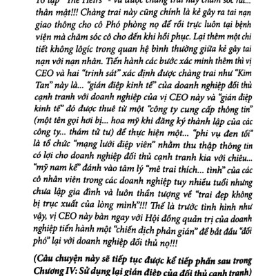 Sổ Tay CEO – Phòng Chống Gián Điệp Trong Doanh Nghiệp