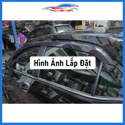 Vè che mưa đen Altis 2022-2023 nhựa ABS chắn mưa, cản bụi, trang trí xe hơi