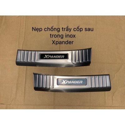 Chống trầy cốp trong ngoài DÀNH CHO Xe Mitsubishi Xpander - inox