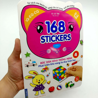 Bóc Dán Hình Thông Minh Phát Triển Khả Năng Tư Duy Toán Học - 168 Sticker (Quyển 4)