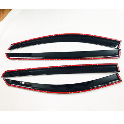 Bộ vè Che Mưa Chỉ Inox Cao Câp dành cho xe Suzuki XL7 2020-2021